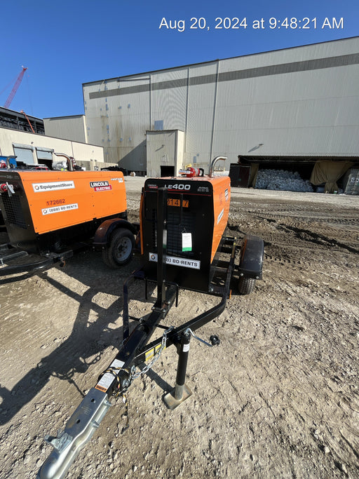 2024 Lincoln Electric LE400 Kubota V1505, Trlr, Cable Rack, Light Kit, ES Decals, T3