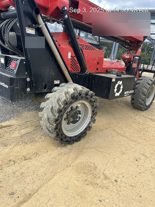 2019 Manitou MTA6034 Canopy, LED Work Lights, Solid Tires, Beacon, Auxiliary Hydraulics 48" Carriage and 48" Forks