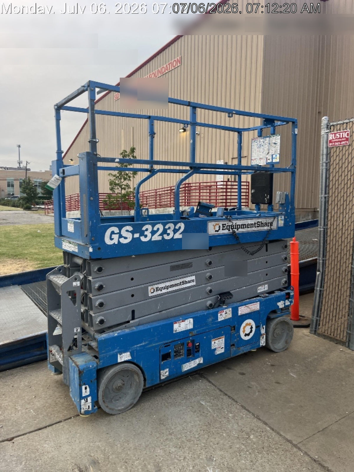 2018 Genie GS-3232 Genie GS-3232 Scissor Lift w/Standard Options