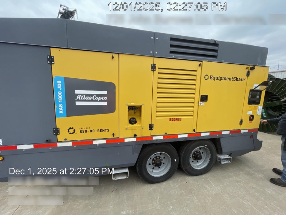 2023 ATLAS COPCO XAS 1800