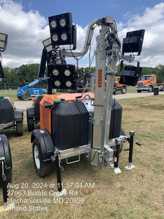 2024 Wanco WLTT-4MM4K Diesel, Deep Sea Controller, Shore Power Plug, Auto Start, (4) 350W LED Floodlights, 4kW Generator, 60 Gal Fuel Tank, 2" Ball, T3