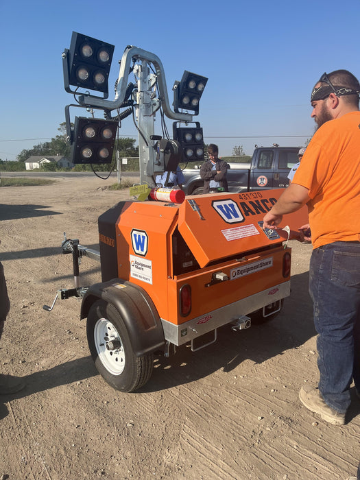 2024 Wanco WLTT-4MM4K Diesel, Deep Sea Controller, Shore Power Plug, Auto Start, (4) 350W LED Floodlights, 4kW Generator, 60 Gal Fuel Tank, 2" Ball, T3