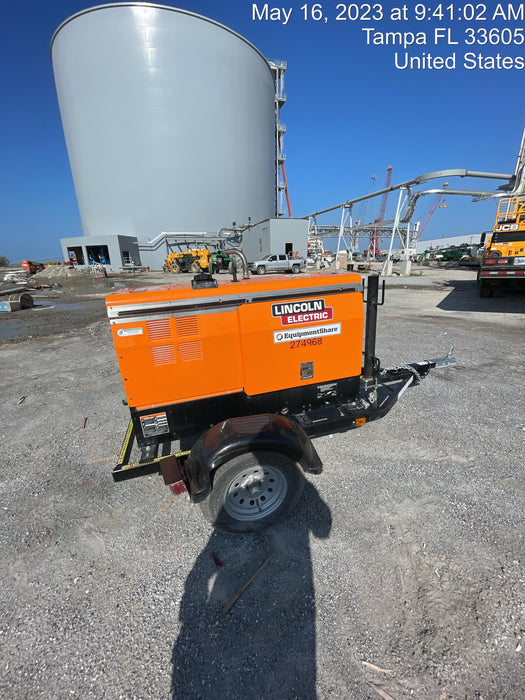 2022 Lincoln Electric LE400 Kubota V1505, Trlr, Cable Rack, Light Kit, ES Decals, T3