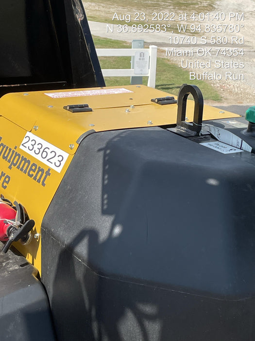 2022 Allmand NLV3GR (4) LED Light Fixture 350W, 23' Vertical Mast, 3kW Prime, Towable, Deep Sea L401, Leveling Jacks, Yanmar T4F 5.8hp