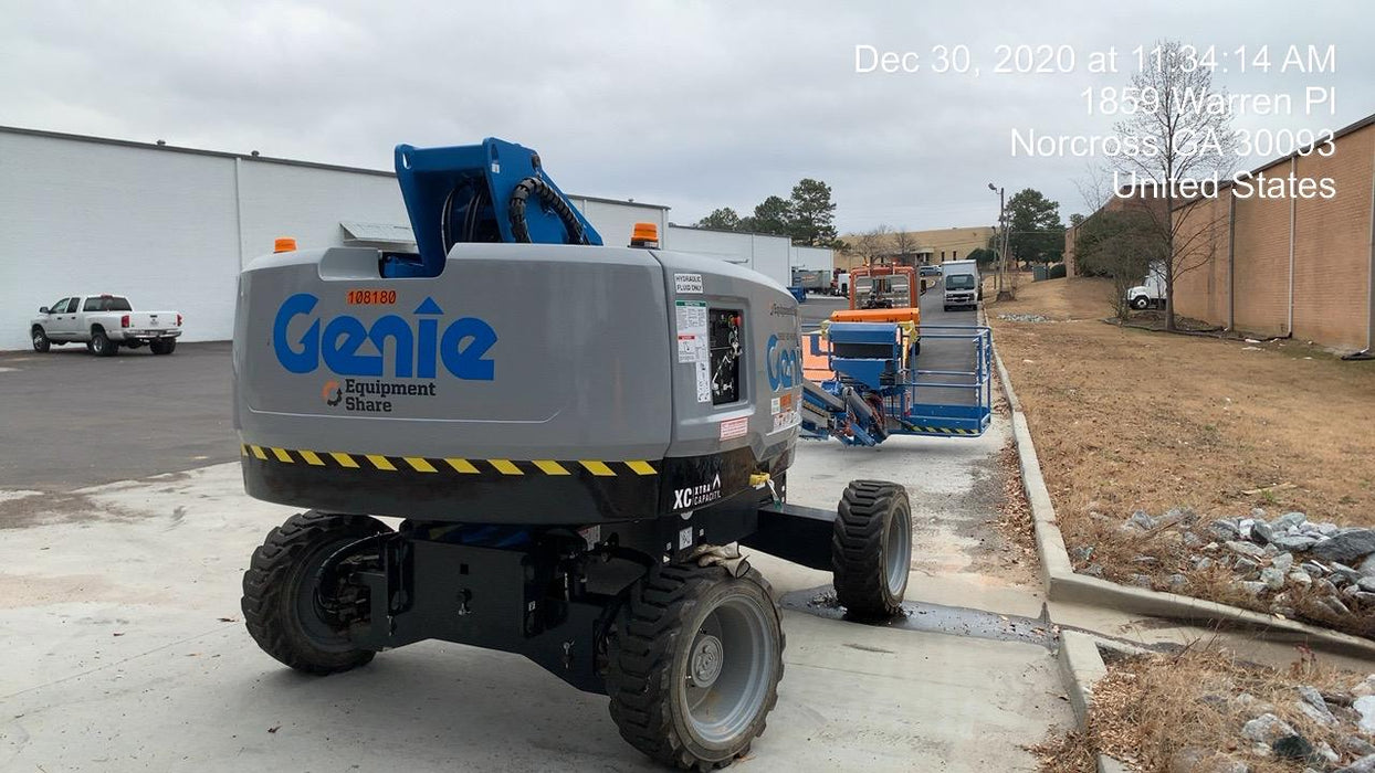 2020 Genie S-45 XC FF Tires, Beacon, 12kw Generator, Cold Weather Kit