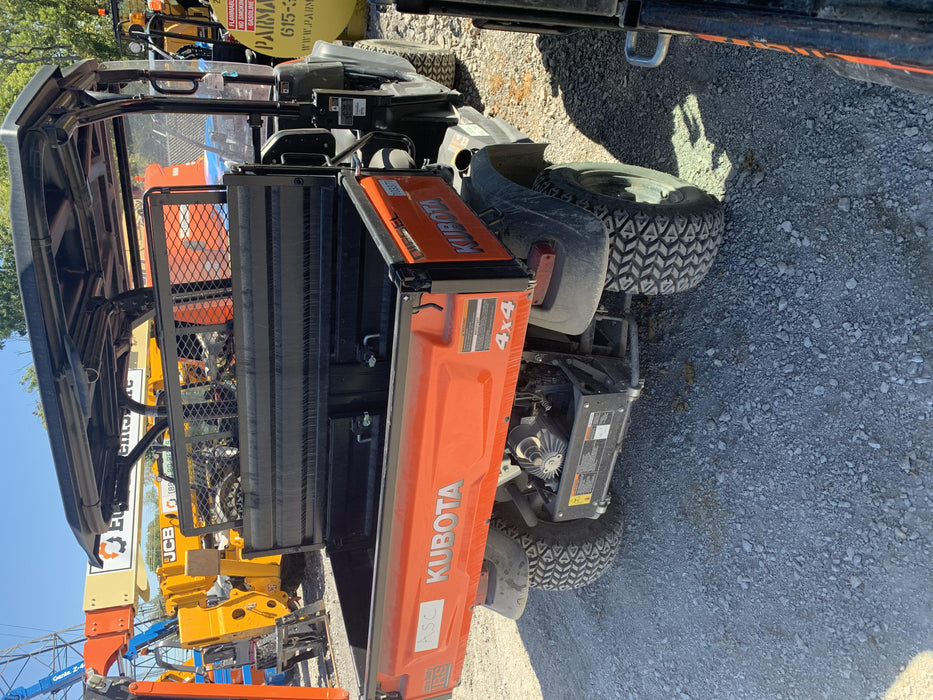 Kubota RTV-X1140W-H 4WD utility cart -LED strobe -Windshield tempered glass -Plastic canopy -Wire harness kit -Backup alarm