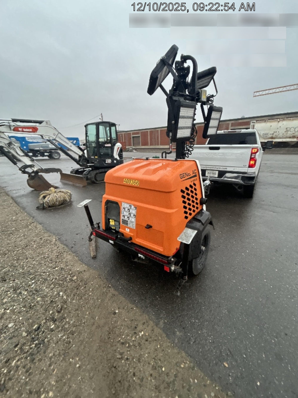 2024 Generac MLT2 Diesel, Flex Switch 120V Input, Powerzone Controller, 
(4) 320W LED Lights, 4kW Generator, 39.9 Gal Fuel Tank, 2" Ball, T3