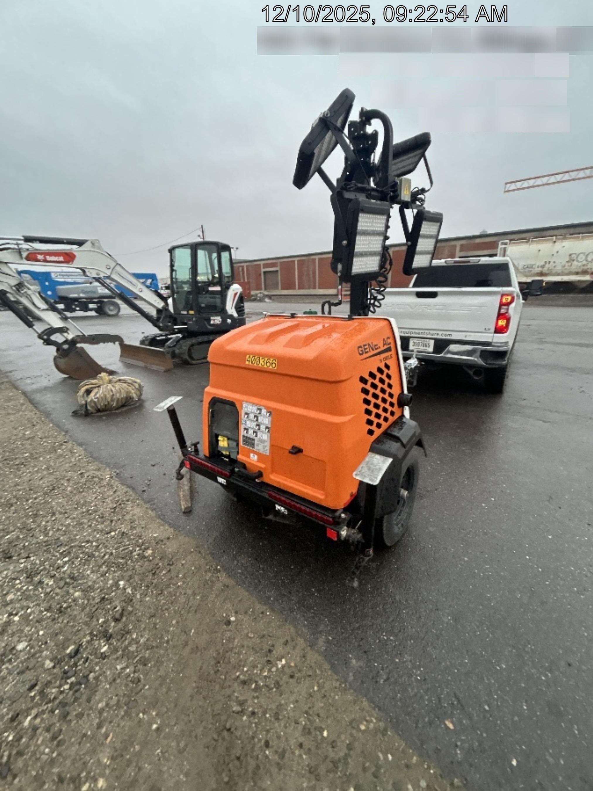 2024 Generac MLT2 Diesel, Flex Switch 120V Input, Powerzone Controller, 
(4) 320W LED Lights, 4kW Generator, 39.9 Gal Fuel Tank, 2" Ball, T3