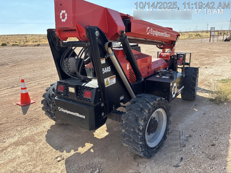 2019 Manitou MTA6034 Canopy, LED Work Lights, Solid Tires, Beacon, Auxiliary Hydraulics 48" Carriage and 48" Forks