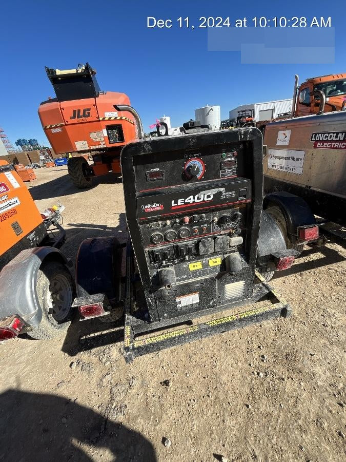 2024 Lincoln Electric LE400 Kubota V1505, Trlr, Cable Rack, Light Kit, ES Decals, T3