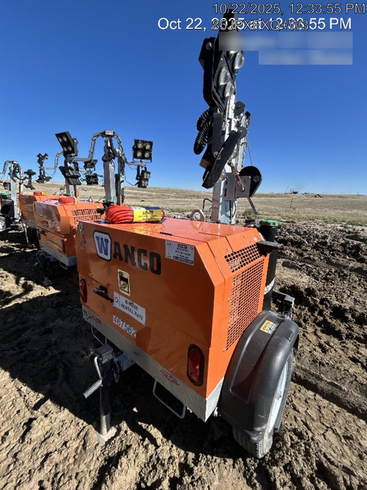 2024 Wanco WLTT-4MM4K Diesel, Deep Sea Controller, Shore Power Plug, Auto Start, (4) 350W LED Floodlights, 4kW Generator, 60 Gal Fuel Tank, 2" Ball, T3