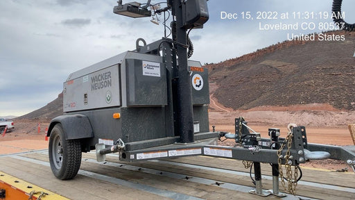 2022 Wacker Neuson LTW20Z1 Isuzu Dsl. Engine, 23' Mast, (4) 300W LED Lights, CWK, Programmable Dawn to Dusk, 360 Deg. Rotation, 57 Gal. Tank, Trailer Mounted