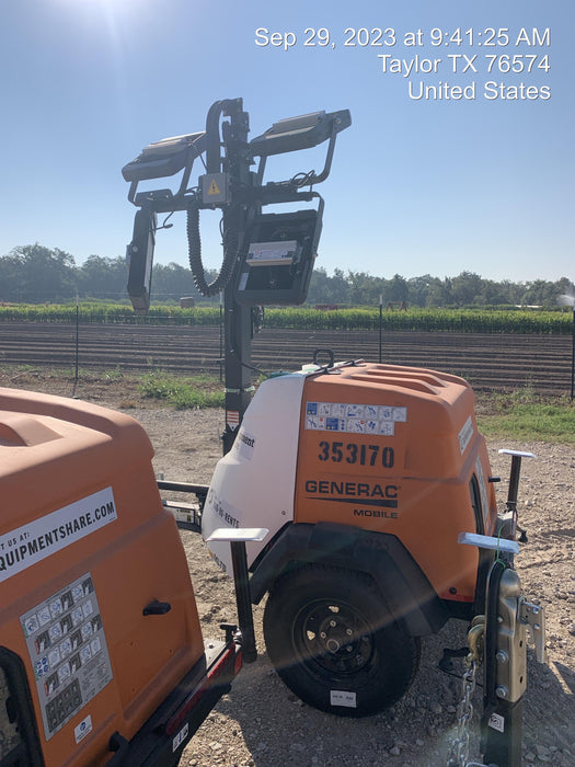 2023 Generac MLT2 Diesel, Flex Switch 120V Input, Powerzone Controller, (4) 320W LED Lights, 4kW Generator, 39.9 Gal Fuel Tank, 2" Ball, T3