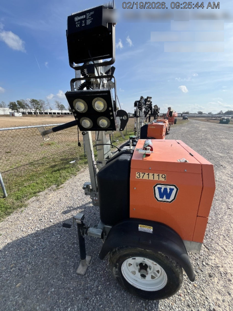 2023 Wanco WLTT-4MM4K Diesel, Deep Sea Controller, Shore Power Plug, Auto Start, (4) 350W LED Floodlights, 4kW Generator, 60 Gal Fuel Tank, 2" Ball, T3