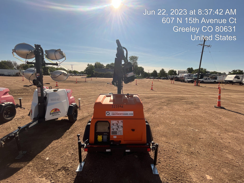 2023 Generac MLT2 Diesel, Flex Switch 120V Input, Powerzone Controller, (4) 320W LED Lights, 4kW Generator, 39.9 Gal Fuel Tank, 2" Ball, T3