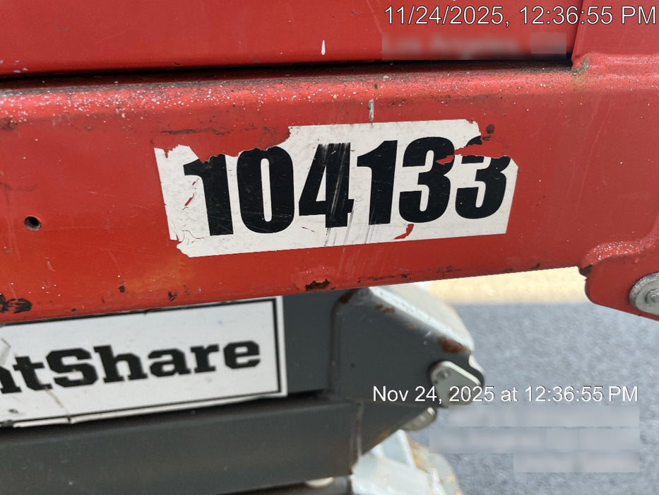 2020 Skyjack SJIII-3219 Solid NM Tires, Half height spring hinged entry gate, Dual Beacons, 800W Inverter