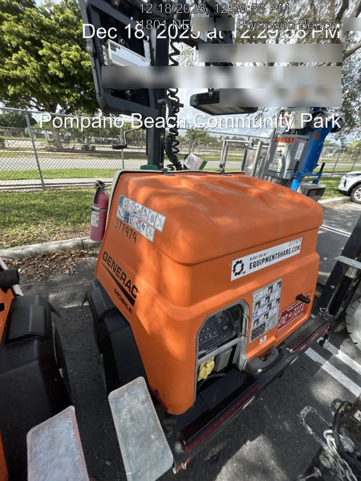 2023 Generac MLT2 Diesel, Flex Switch 120V Input, Powerzone Controller, 
(4) 320W LED Lights, 4kW Generator, 39.9 Gal Fuel Tank, 2" Ball, T3