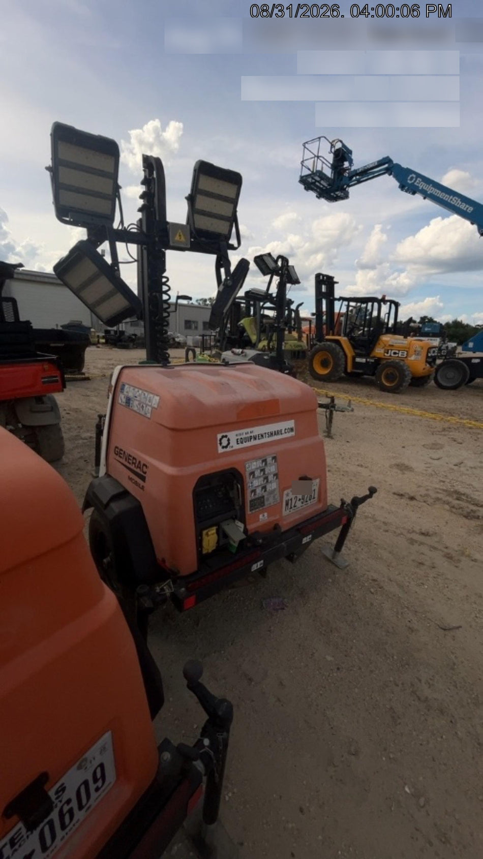 2023 Generac MLT2 Diesel, Flex Switch 120V Input, Powerzone Controller, 
(4) 320W LED Lights, 4kW Generator, 39.9 Gal Fuel Tank, 2" Ball, T3