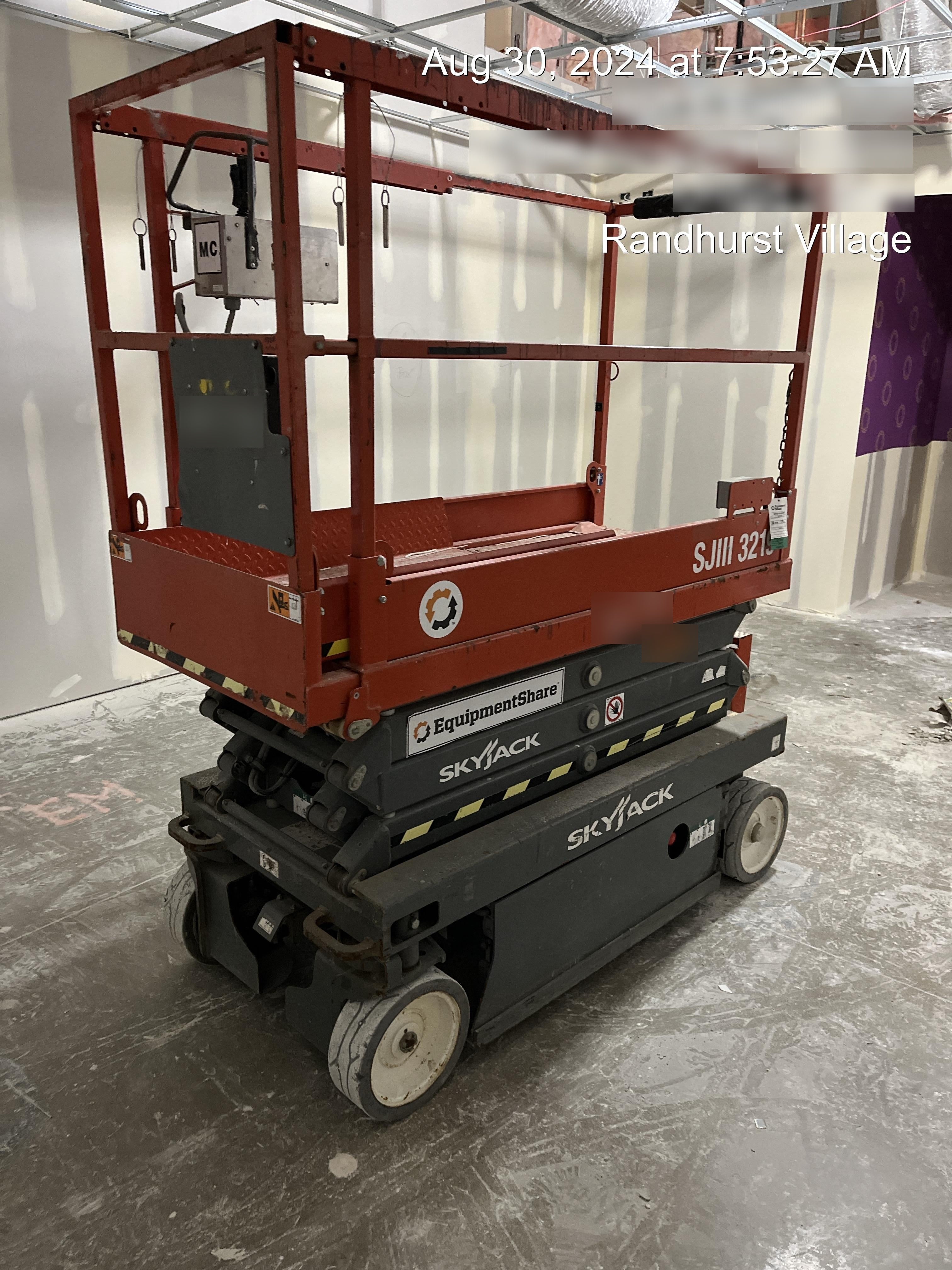 2019 Skyjack SJIII-3219 Standard Options, Trojan Batteries