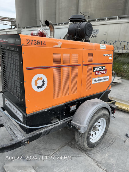 2022 Lincoln Electric Vantage 549X Crosslink Technology, Trailer Mounted, ES Decals, T3