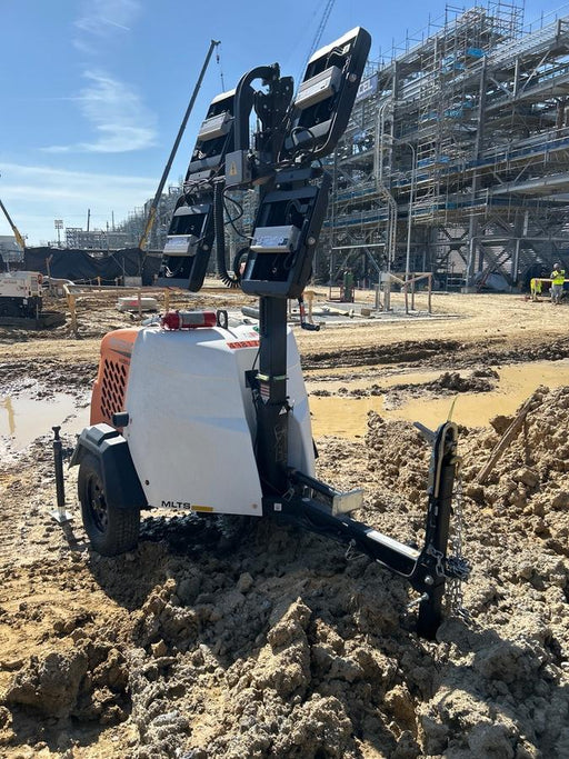 2025 Generac MLTS-4 Diesel, Mitsubishi L2E, 7.1 hp @1800 rpm, Flex Switch 120V Input, Powerzone Controller, (4) 320W LED Lights, 4kW Generator, 39.9 Gal Fuel Tank, 2" Ball