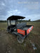 Kubota RTV-X1140W-H 4WD utility cart -LED strobe -Windshield tempered glass -Plastic canopy -Wire harness kit -Backup alarm