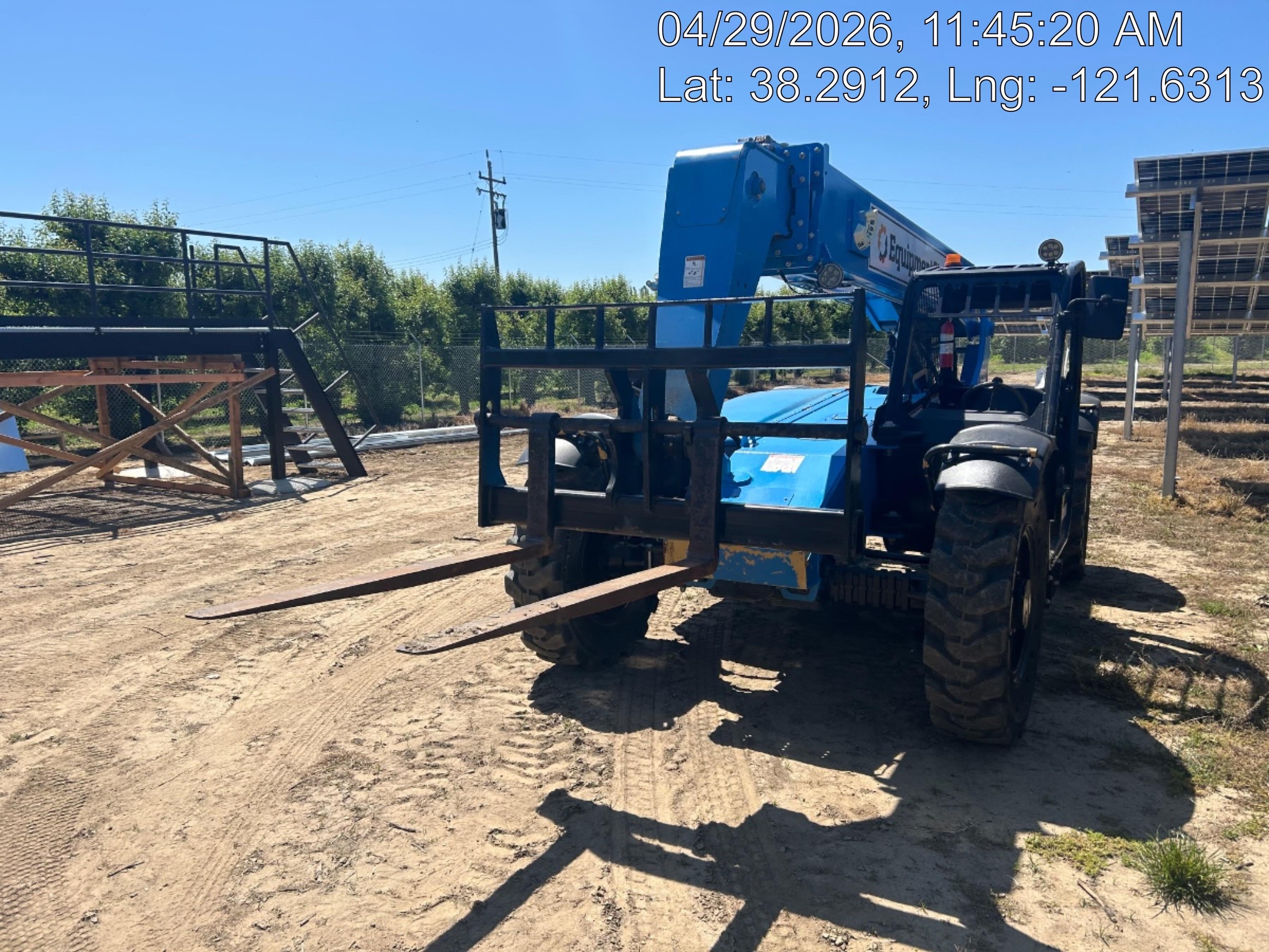 2019 Genie GTH-636 Canopy, Solid RT Tires, LED Work Lights, Beacon 60" QA Carriage, 48" Forks