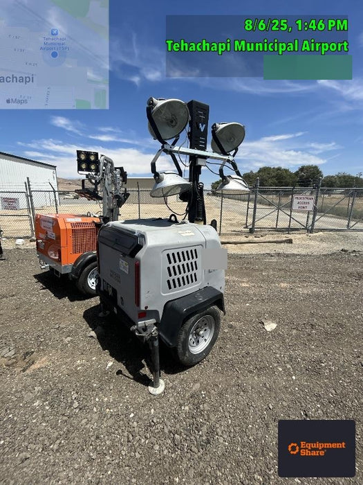 2019 Wacker Neuson LTV6L-MH Wacker Neuson LTV6L Mobile Light Tower w/Fuel Level Sensor Installed