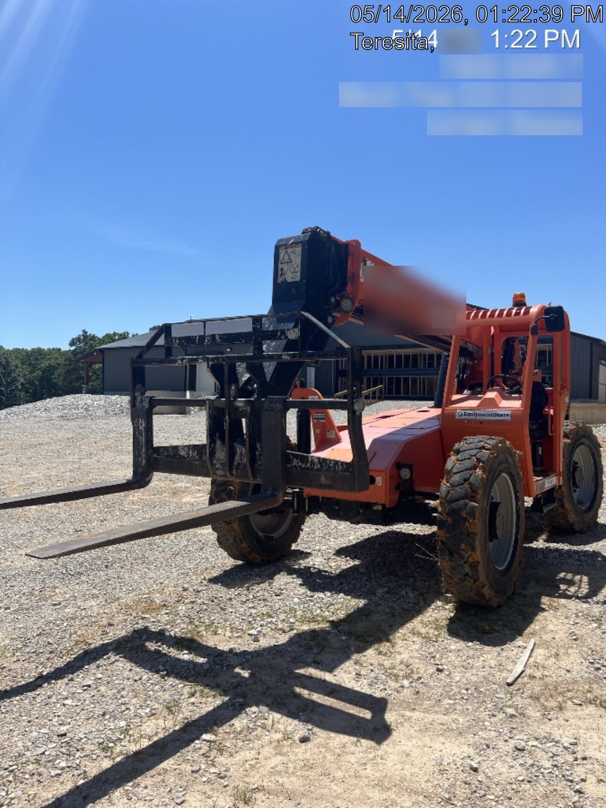 2019 Skytrak 6036 Canopy, Solid Tires, LED Work Lights, Beacon 50" Carriage, 48" Pallet Forks