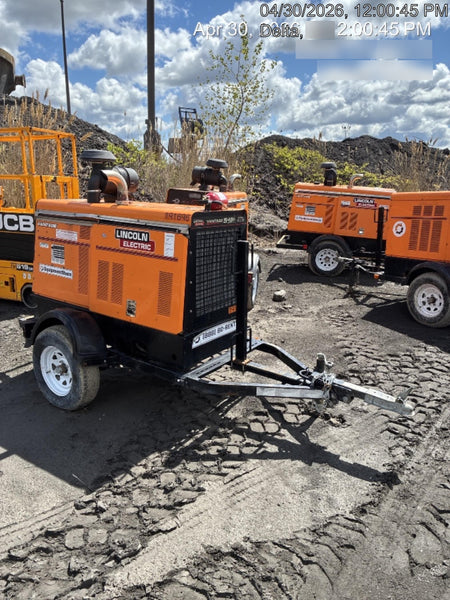 2021 Lincoln Electric Vantage 549X Ready Pak 3, ORANGE (includes trailer, cable rack, fender light kit)