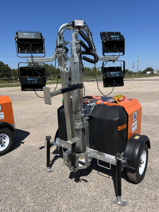 2024 Wanco WLTT-4MM4K Diesel, Deep Sea Controller, Shore Power Plug, Auto Start, (4) 350W LED Floodlights, 4kW Generator, 60 Gal Fuel Tank, 2" Ball, T3