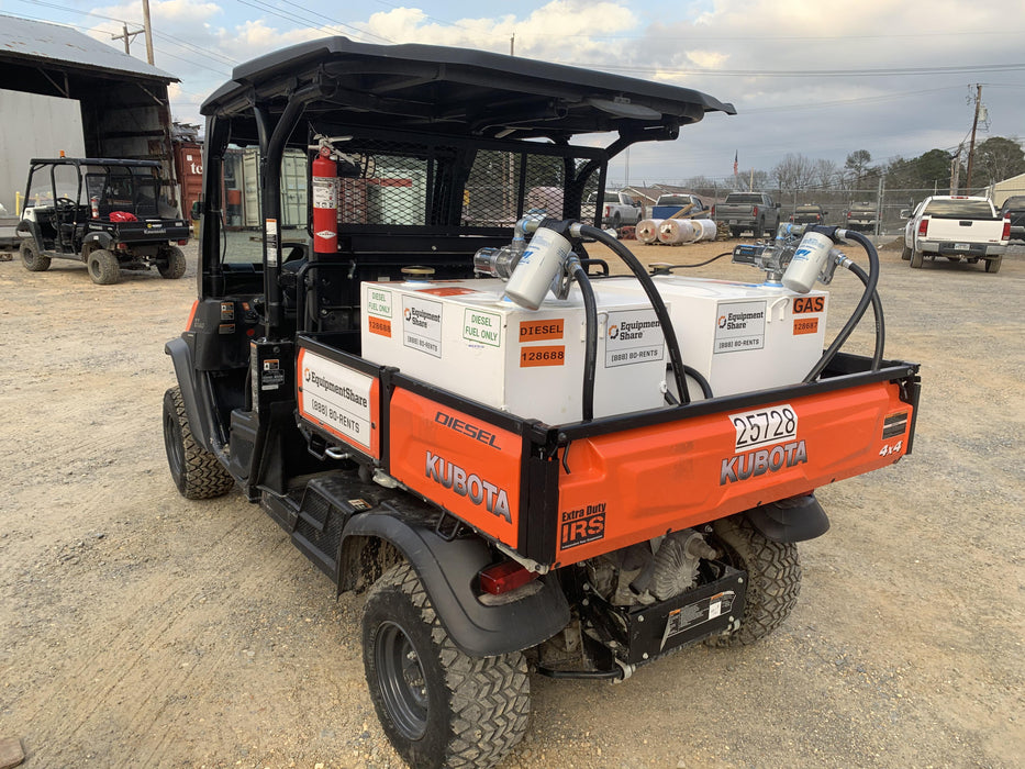 2019 Kubota RTV-X1140 4wd Utility Cart, LED Strobe, Windshield Tempered Glass, Pastic Canopy, Wire Harness Kit, Backup Alarm