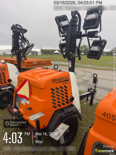 2024 Generac MLT6SKDS-STD4 ELEC WINCH Diesel, Electric Winch Mast, Powerzone Controller, (4) 320W LED Lights, 4kW Generator, 39.9 Gal Fuel Tank, 2" Ball, T3