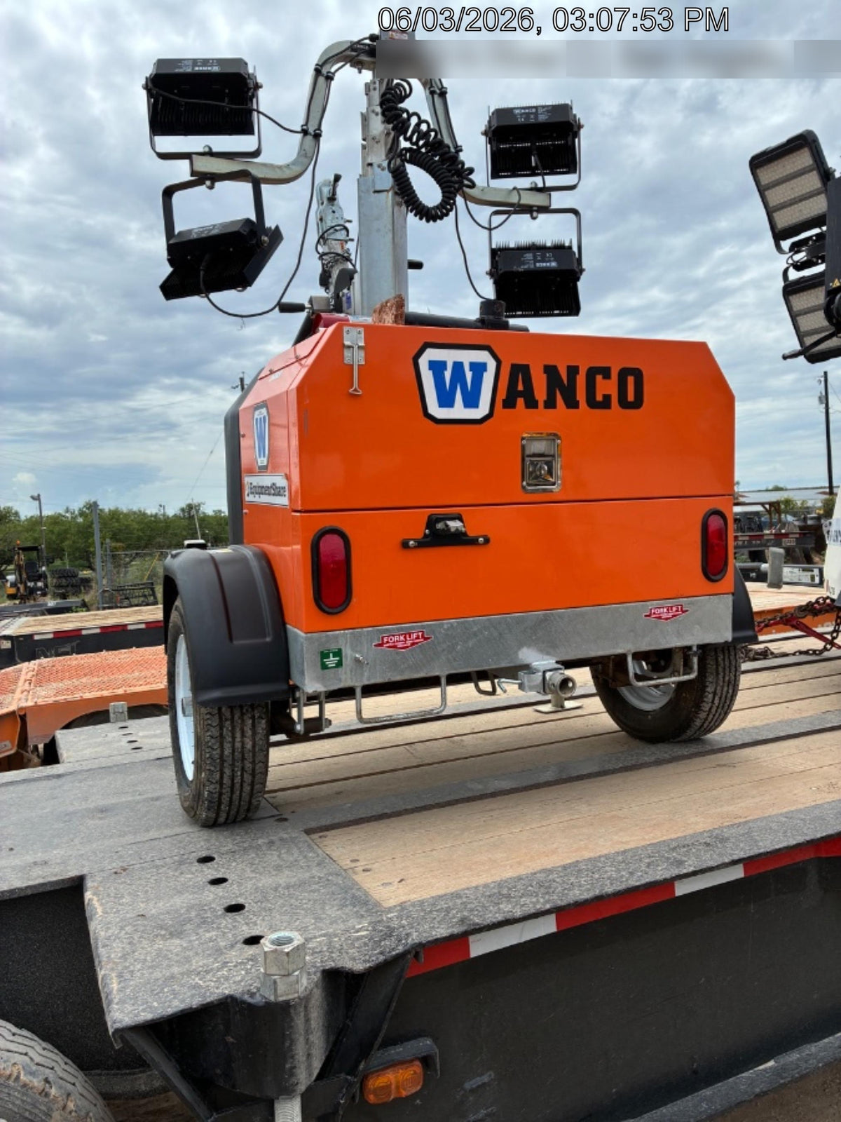 2024 Wanco WLTT-4MM4K Diesel, Deep Sea Controller, Shore Power Plug, Auto Start, (4) 350W LED Floodlights, 4kW Generator, 60 Gal Fuel Tank, 2" Ball, T3