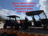 2022 Kubota RTV-X1140W-H Plastic Canopy, Windshield Acrylic Clear, LED Strobe Light, Wire Harness Kit, Back up Alarm