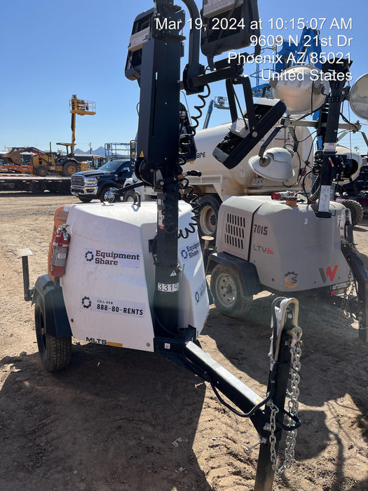 2023 Generac MLT2 Diesel, Flex Switch 120V Input, Powerzone Controller, (4) 320W LED Lights, 4kW Generator, 39.9 Gal Fuel Tank, 2" Ball, T3