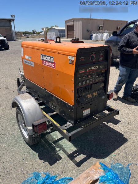 2022 Lincoln Electric LE400 Kubota V1505, Trlr, Cable Rack, Light Kit, ES Decals, T3