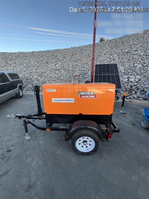 2022 Lincoln Electric LE400 Kubota V1505, Trlr, Cable Rack, Light Kit, ES Decals, T3