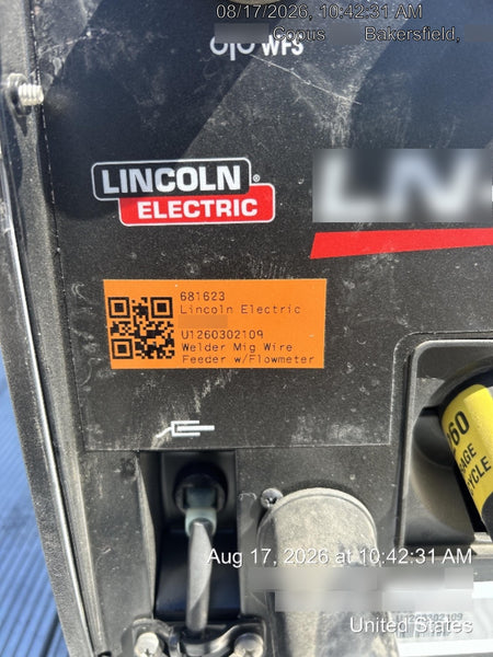 2026 LINCOLN ELECTRIC LN-25X w/Flowmeter