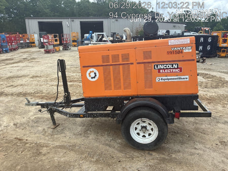 2021 Lincoln Electric Vantage 549X Ready Pak 3, ORANGE (includes trailer, cable rack, fender light kit)