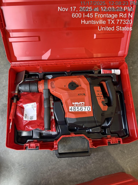 2025 HILTI TE 70-ATC/AVR
