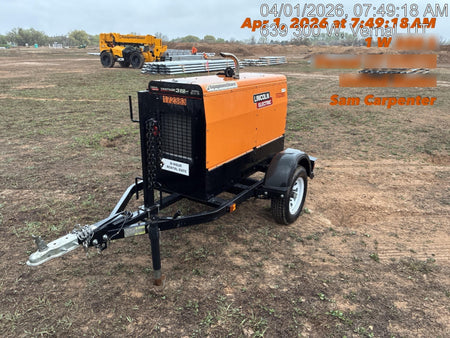 2021 Lincoln Electric Vantage 322 Vantage 322 Ready Pak 3 w/ Decals, ORANGE (includes trailer, cable rack, fender light kit) NO Telematics