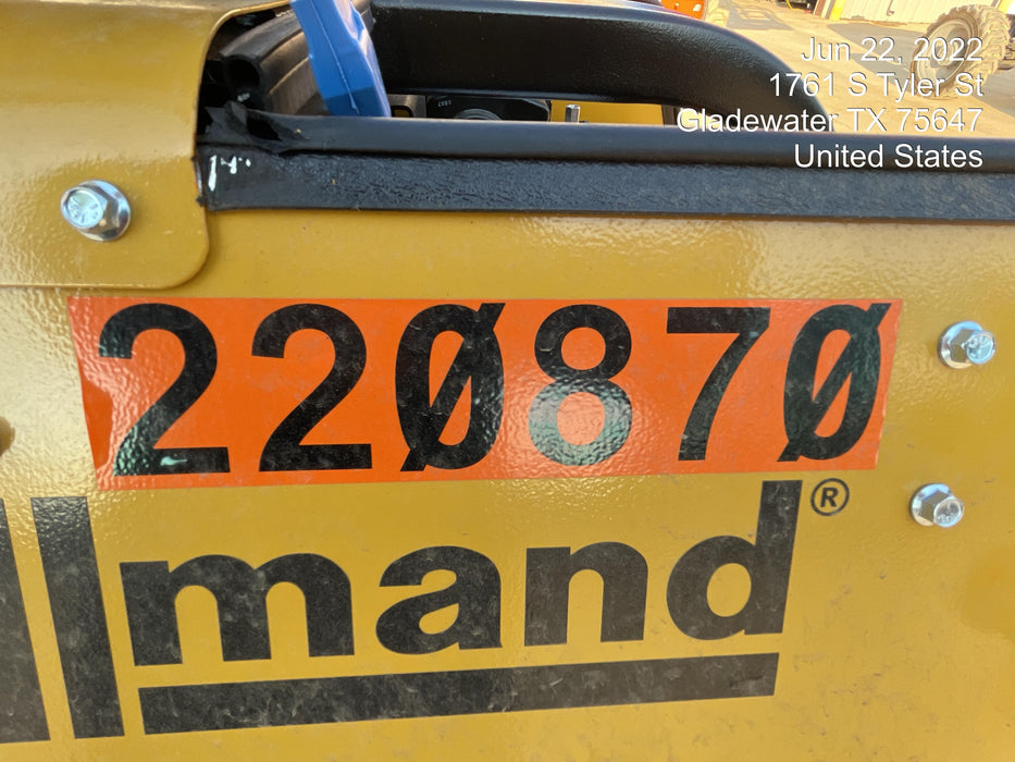 2022 Allmand NLV3GR (4) LED Light Fixture 350W, 23' Vertical Mast, 3kW Prime, Towable, Deep Sea L401, Leveling Jacks, Yanmar T4F 5.8hp