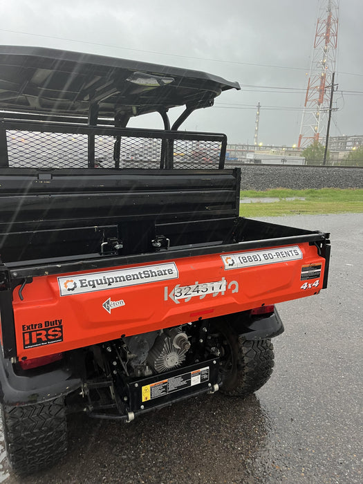 2023 Kubota RTV-X1140W-H 4WD, LED Strobe, Windshield Acrylic Clear, Plastic Canopy, Wire Harness Kit, Backup Alarm