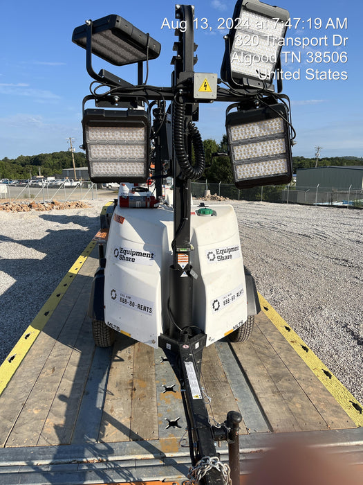 2023 Generac MLT2 Diesel, Flex Switch 120V Input, Powerzone Controller, 
(4) 320W LED Lights, 4kW Generator, 39.9 Gal Fuel Tank, 2" Ball, T3