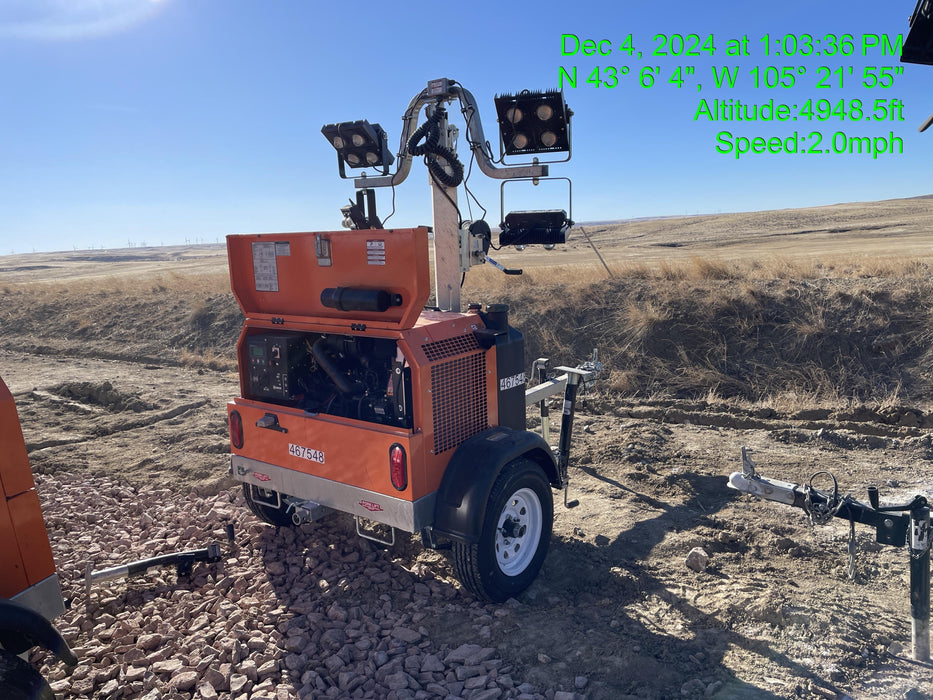 2024 Wanco WLTT-4MM4K Diesel, Deep Sea Controller, Shore Power Plug, Auto Start, (4) 350W LED Floodlights, 4kW Generator, 60 Gal Fuel Tank, 2" Ball, T3