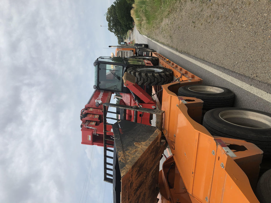 2020 Manitou MTA12055SER3 Cab/Heat/Air, Solid Tires, Amber Strobe, Lift Hook w/66" Carriage, 60" Forks