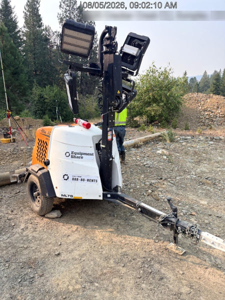 2023 Generac MLT2 Diesel, Flex Switch 120V Input, Powerzone Controller, 
(4) 320W LED Lights, 4kW Generator, 39.9 Gal Fuel Tank, 2" Ball, T3