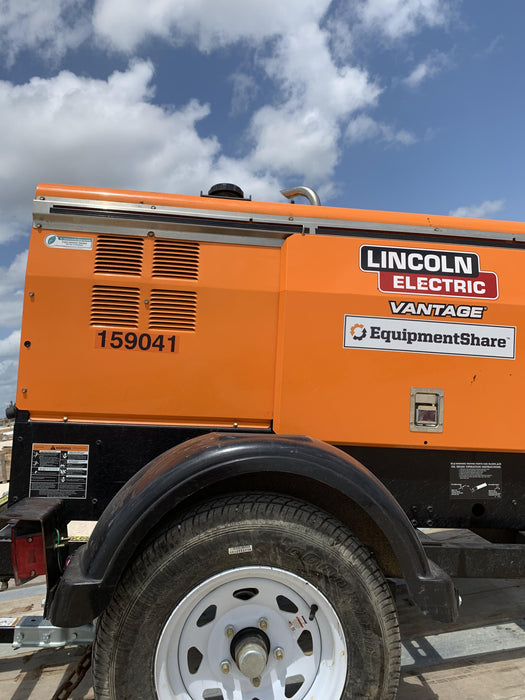 2021 Lincoln Electric Vantage 322 Vantage 322 Ready Pak 3 w/ Decals, ORANGE (includes trailer, cable rack, fender light kit) NO Telematics