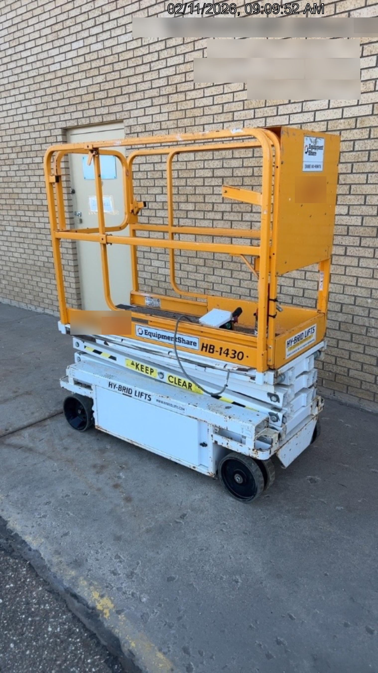 2016 CUSTOM EQUIPMENT HB-1430